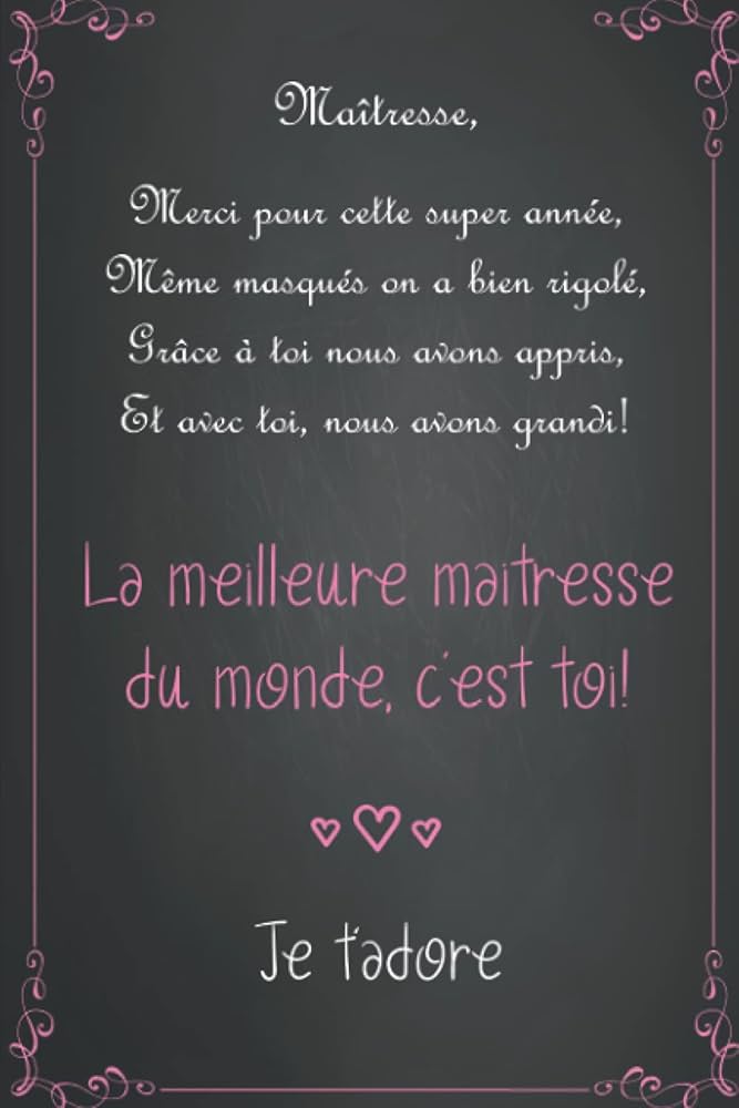 Poeme Maitresse