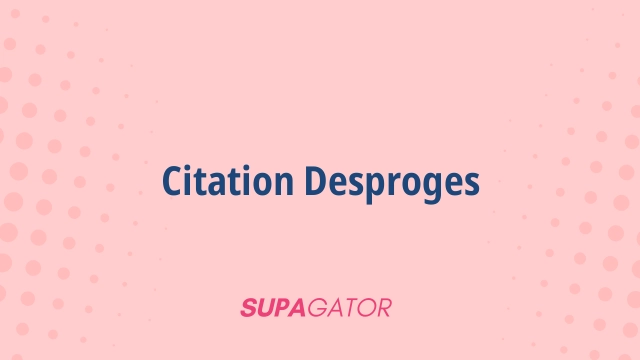 citation desproges